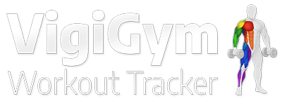 VigiGym Workout Tracker logo – smart fitness app for custom workout planning