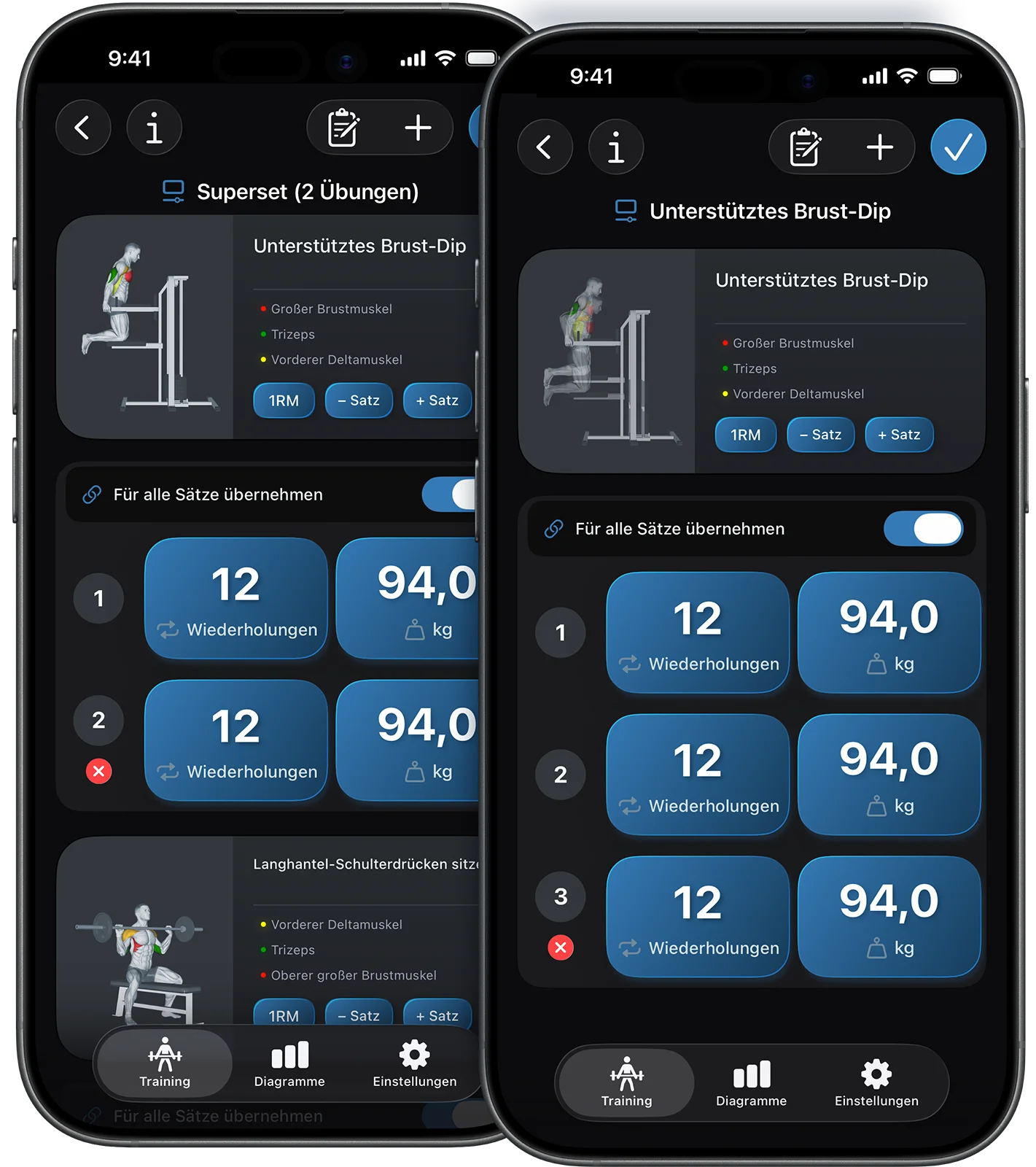 Baue dein perfektes Workout mit VigiGym