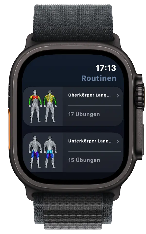 VigiGym Apple Watch – Workout-Routinen durchsuchen