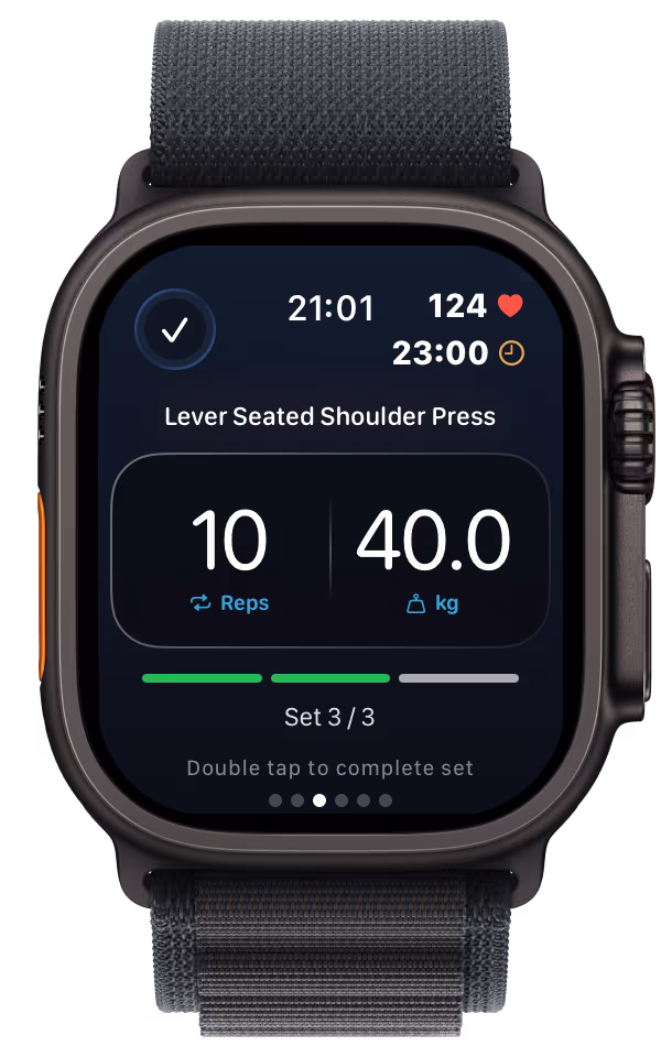 VigiGym Apple Watch – Track workout values and performance